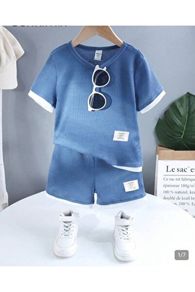 ciklet kids Set de vară pentru băieți, două piese (bluză și pantaloni)