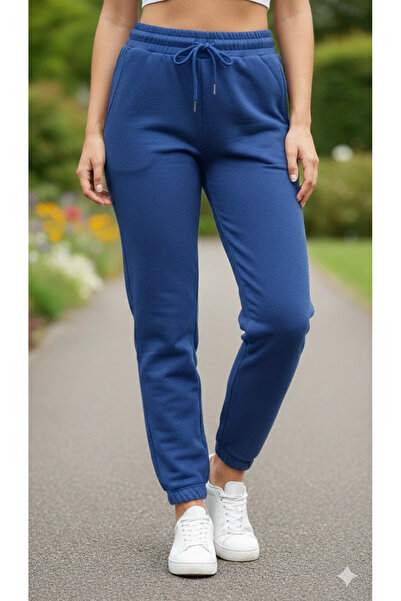 Serena Women's Cotton sweatpants, blue color