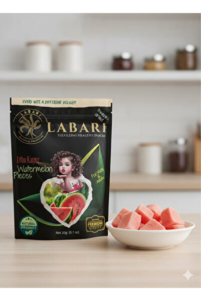 Labari شرائح فاكهة البطيخ المجففة بالتجميد 20 جرام