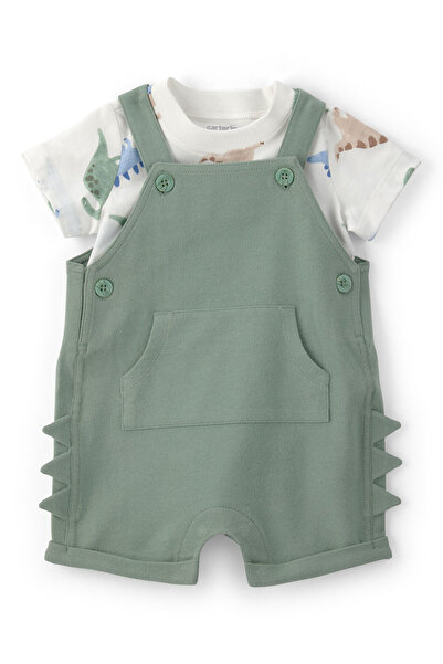 Carter's Baby Boy Salopet Set 3 Months-24 Months Green