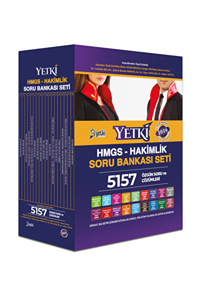 Yetki Yayıncılık HMGS VE HAKİMLİK SORU BANKASI SETİ 2026