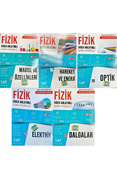 Çap Yayınları TYT fizik fasikülleri set