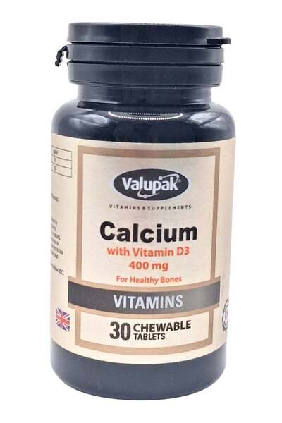 VALUPAK Calcium With Vitamin D Tablets 30'S