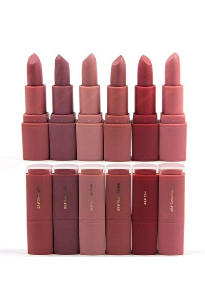 MISS ROSE Set of 6 Matte Lipsticks