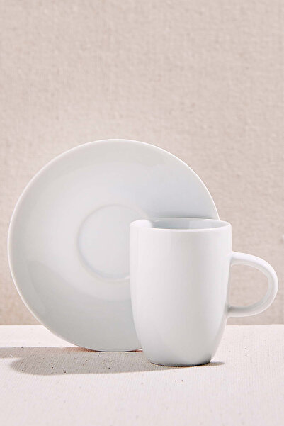 Paşabahçe Basic Porselen Espresso Fincanı Beyaz