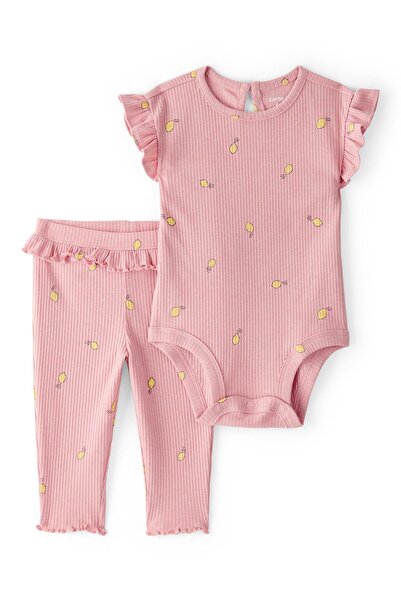 Carter's Baby Girl Body Pants Set 3 Months-24 Months Pink