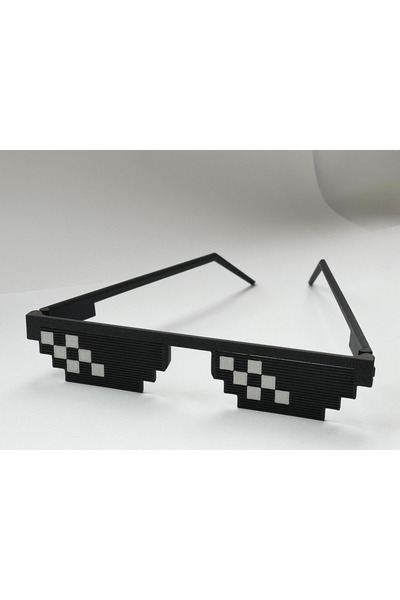 DU&ER Foldable Pixelated Glasses – Funny Thug Life Style Accessory