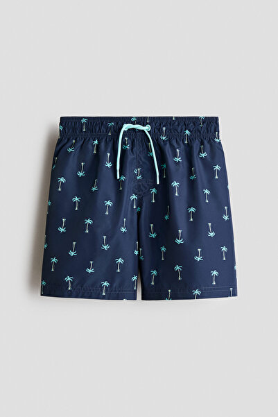 H&M Baskılı Şort Mayo