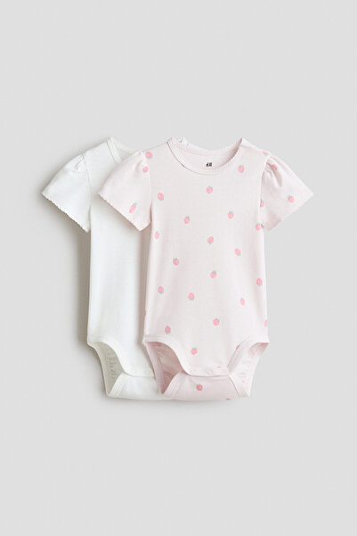 H&M 2'li Kısa Kollu Body