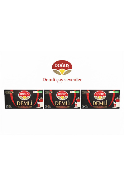 Doğuş DEMLİ DEMLİK SÜZEN POŞET ÇAY 30'lu (3 ADET)