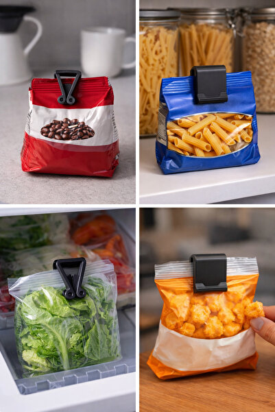 Layer Home Multi-Purpose Plastic Lock Clip – Bag & Pouch Closing Device