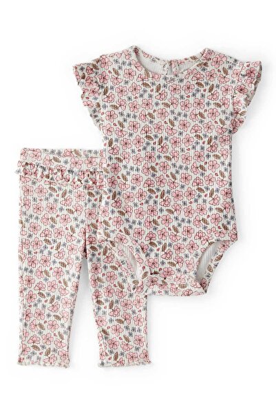 Carter's Baby Girl Body Pants Set 3 Months-24 Months Multi-Colored