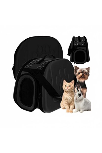 Purlov Pet carrier bag, 43x32 x27 cm, Black