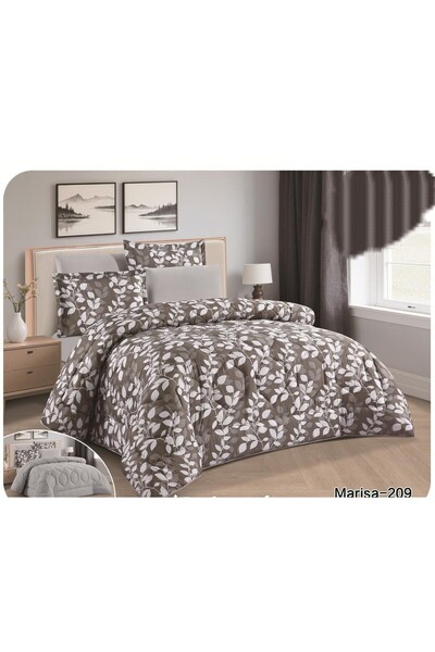 Moon Marissa Nephrine 6-Piece Fluffy Floral Microfiber Double-Sided Duvet