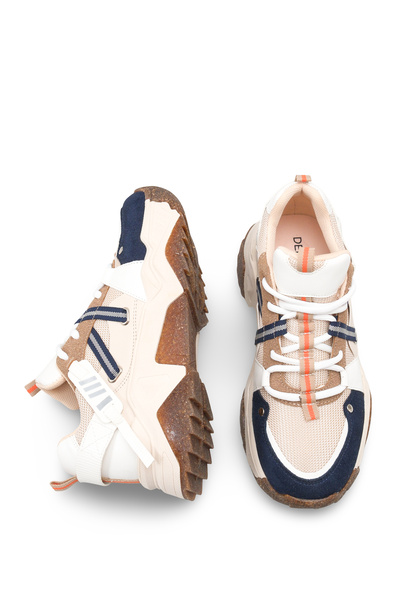 DELSOLERA Women's Daily High Sole Stylish Lace-Up Orthopedic Sole Comfortable...