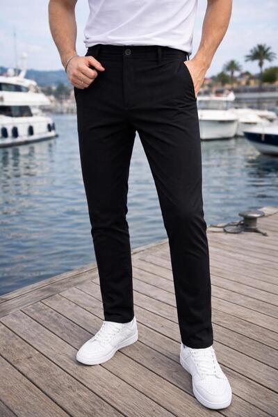 Valiberta Parachute Fabric Regular Fit Buttoned Zipper Straight Leg Casual Me...