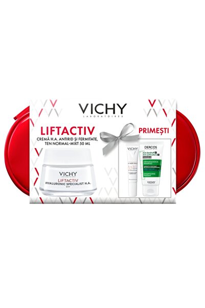 Vichy Set, Liftactiv H.A Cream, 50ml, Capital Fluid with SPF 50+, 15ml, Anti-...