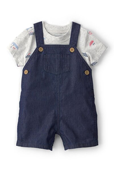 Carter's Erkek Bebek Salopet Set 3 Ay-24 Ay Mavi