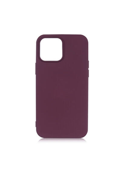 Paladyum Case iPhone 13 Pro Compatible Velvet Burgundy Launch Silicone Case