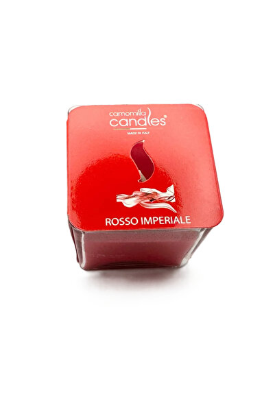Camomilla Camomilla scented candle, cube, imperial red, 115 gr