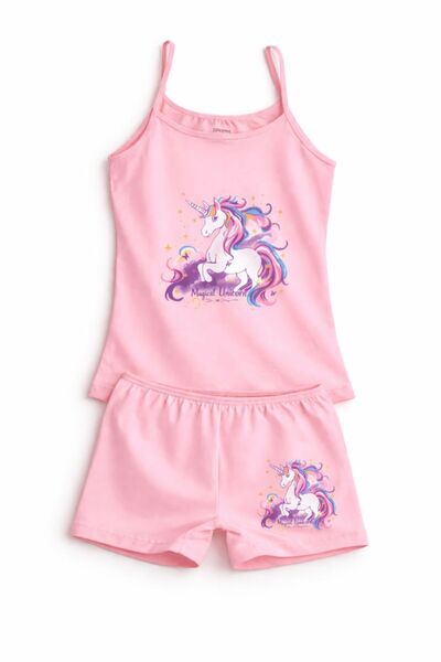 GÜL Baby Girls' Underwear T-Shirt and Boxer (Set of 2)