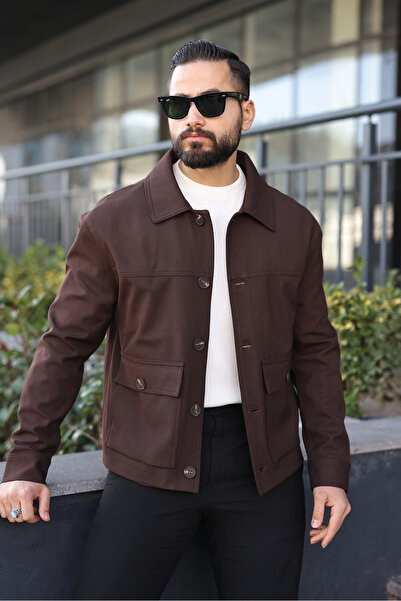 BASEL.CO Seasonal Jacket with Pocket and Button Details