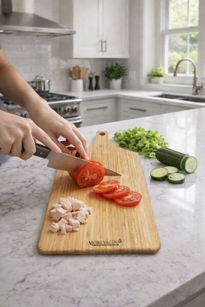 ADIM EBATLAMA Bamboo Cutting Board (Hatay) 38X18