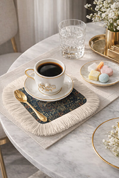 Evimde Bambaşka Χαρτοπετσέτα παρουσίασης με μοτίβο ευγενούς μονόκερου και κρό...