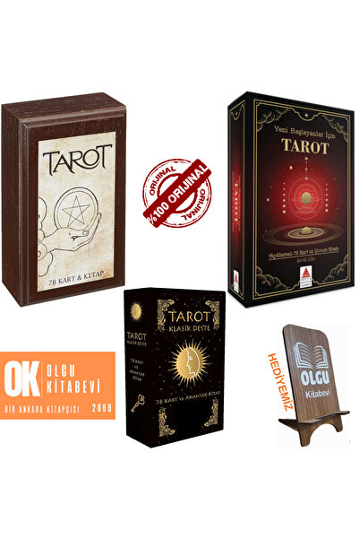 Delta Kültür Yayınevi Tarot Klasik Deste - Yeni Başlayanlar için Tarot - Taro...