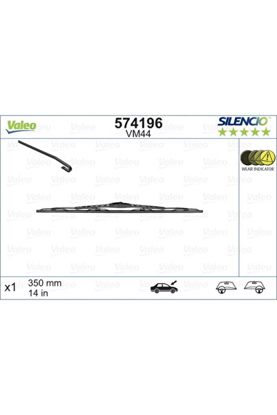 VALEO Lamelă ștergătoare 574196