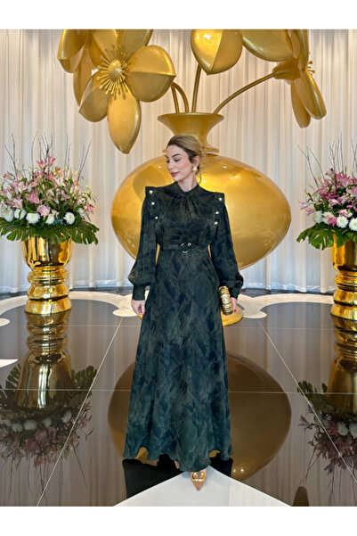 GK Patterned Silk Cupra Dress