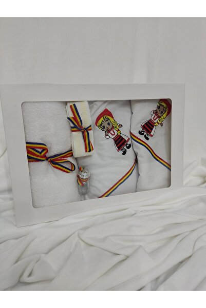 Handmade Trusou de botez fetița traditional