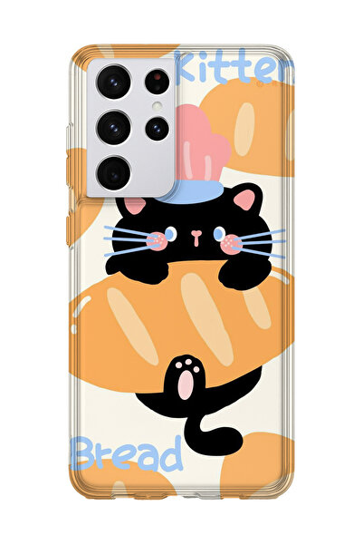 lelia حافظة هاتف شفافة مطبوعة متوافقة مع هاتف سامسونج جالاكسي S21 الترا |   م...