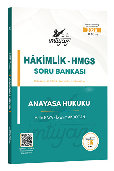 Temsil Kitap İMTİYAZ 2026 HMGS Hakimlik Anayasa Hukuku Soru Bankası