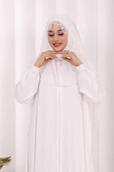 Bym Fashion Dantelli Sufle 6069 Ekru