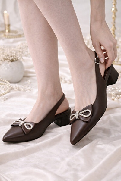 MİSS ZÜLÜF Crystal Bow Heeled Shoes