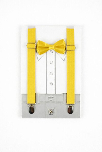 Kuraff Giyim SET CU BRETELE ȘI PAPION PENTRU BĂIEȚI ȘI FETE, PENTRU SPECTACOL...