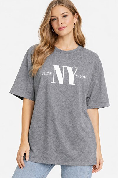 ArtYus New York Ny Printed Cotton Relaxed Fit Round Neck Unisex T-Shirt