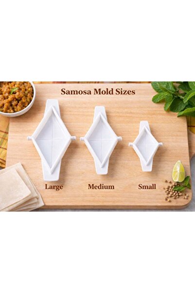 Generic Arbast Dumpling Maker Pierogi 3 Samosa Molds