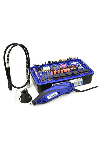 GEKO SET MINI POLIZOR CU ACCESORII 222 PIESE 220V