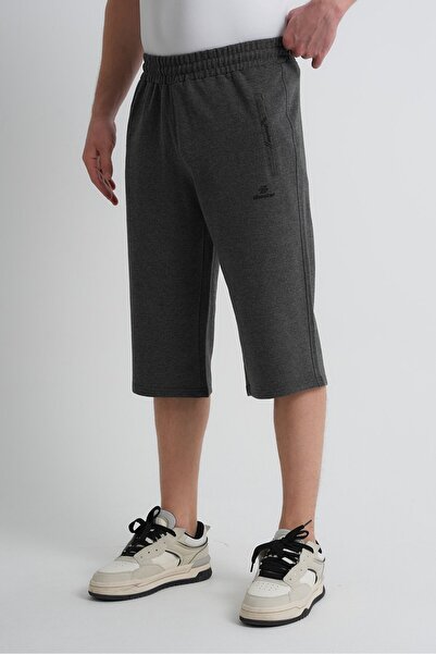 Shooter Sportswear Anthracite Men's Summer Capri Pants, Comfortable Fit, Zipp...