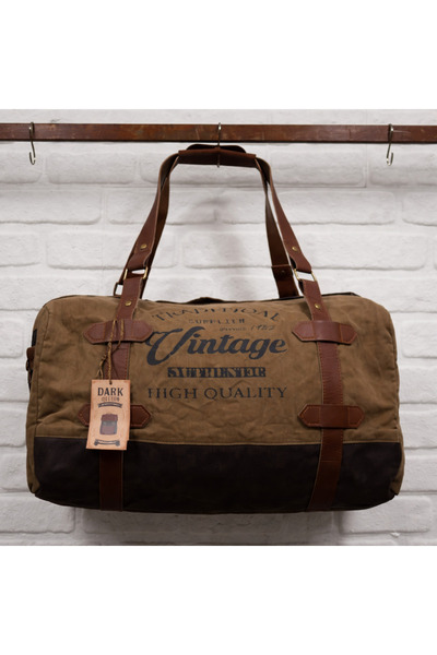 DARK COTTON TREVEL S BAG