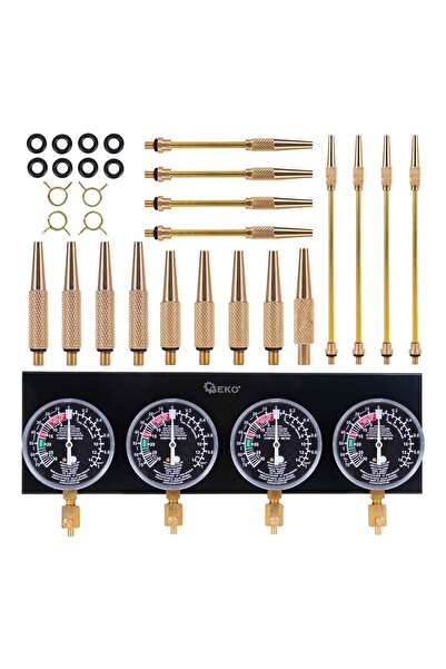 GEKO SINCRONIZATOR CARBURATOARE TESTER VID PRESIUNE 26 PIESE