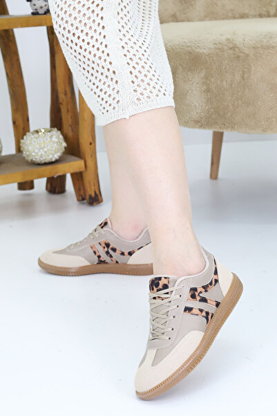 Emax Pantofi sport de damă, pantofi sport casual, retro, cu șireturi, talpă a...