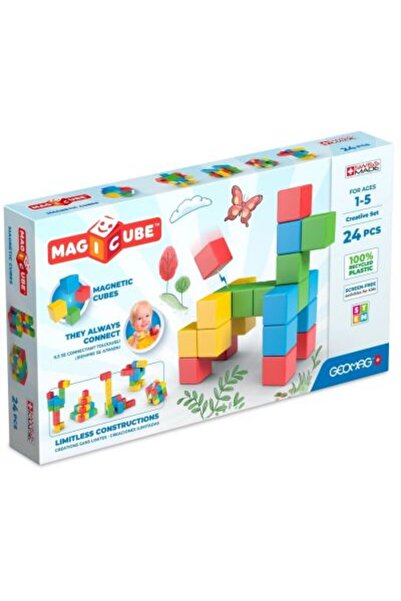 GEOMAG Blocuri magnetice - Magicube Creations, 24 de bucăți