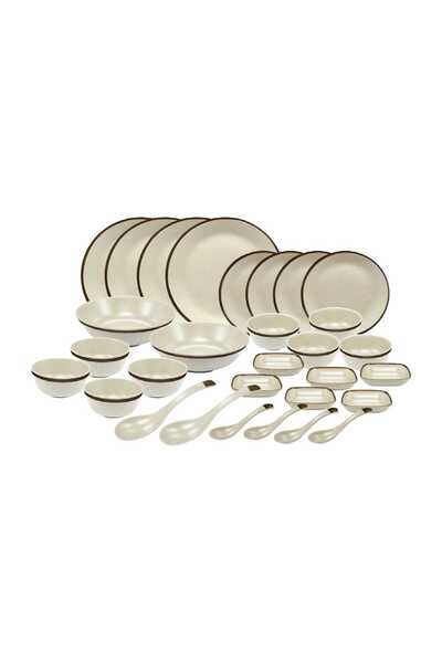 Dinewell Melamine Dinner Set, 30 pcs, Assorted Colour