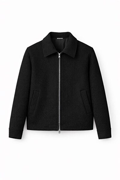 BASEL.CO Premium Double Zipper Detailed Cashmere Jacket - Cool & Comfort Design