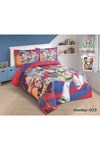 ALMIAAD 4-piece children's microfiber bed sheet set with digital prints for y...