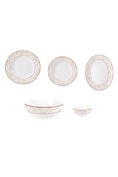 CELLO Ariana Dinner Set, 33 pcs, Red Allure