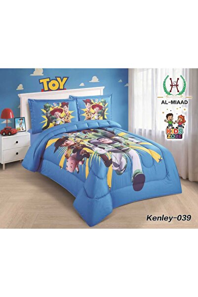 ALMIAAD 4-piece children's microfiber bed sheet set with digital prints for y...